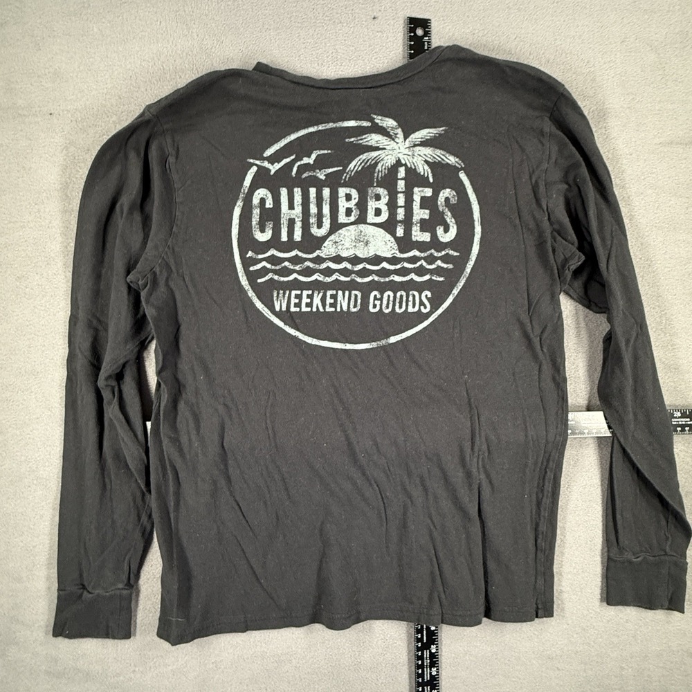 Chubbies The Weekend Has‎ Arrived" Gray TEE T-Shirt Mens Medium Casual